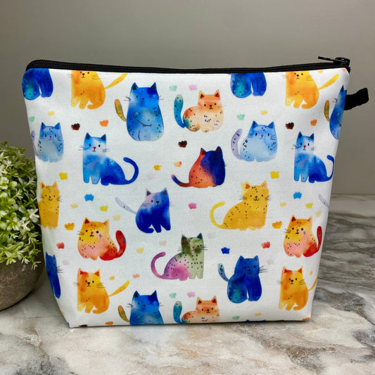 Pouch XL - Watercolor Cats