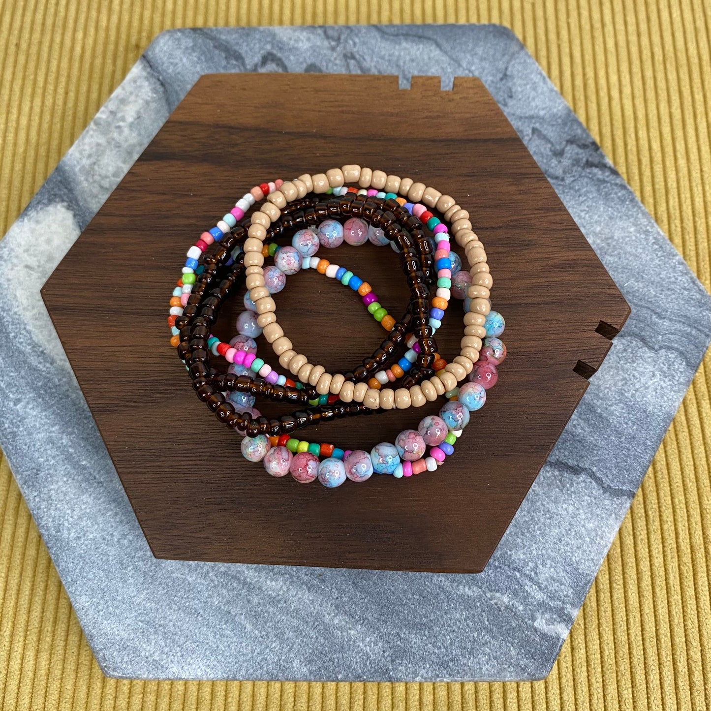 Bracelet Pack - Small Bead & Marble