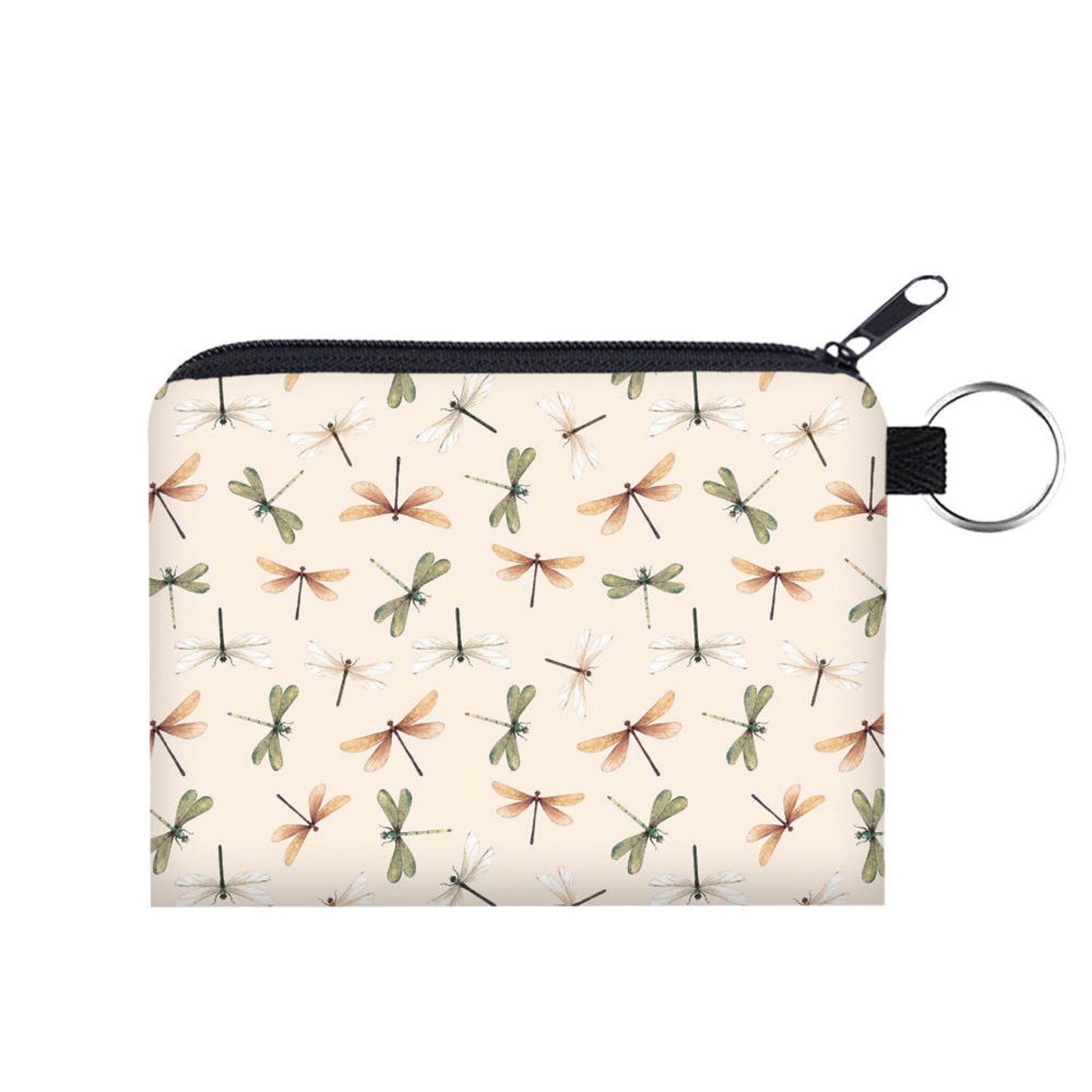 Mini Pouch - Dragonfly Cream Green