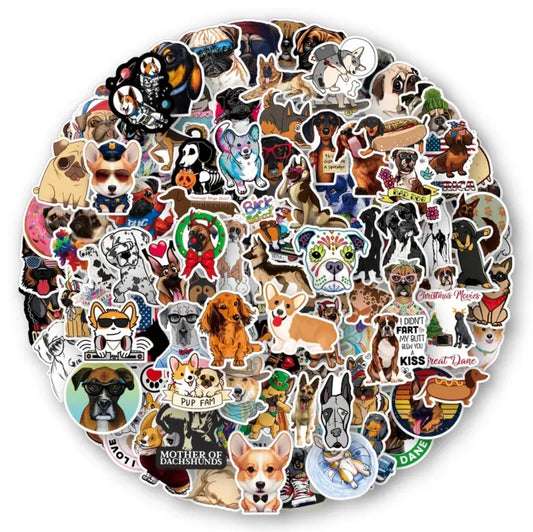 Stickers - Dogs Cartoon