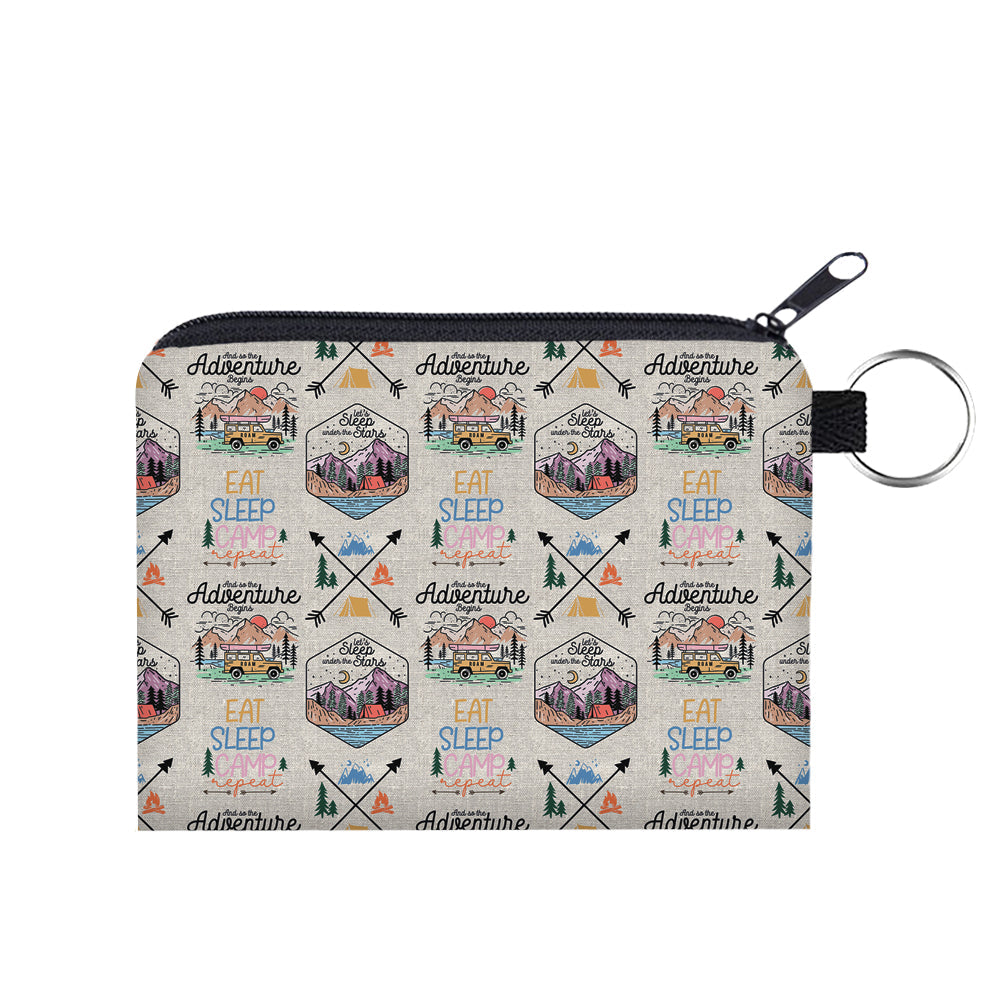 Mini Pouch - Eat Sleep Camp Repeat