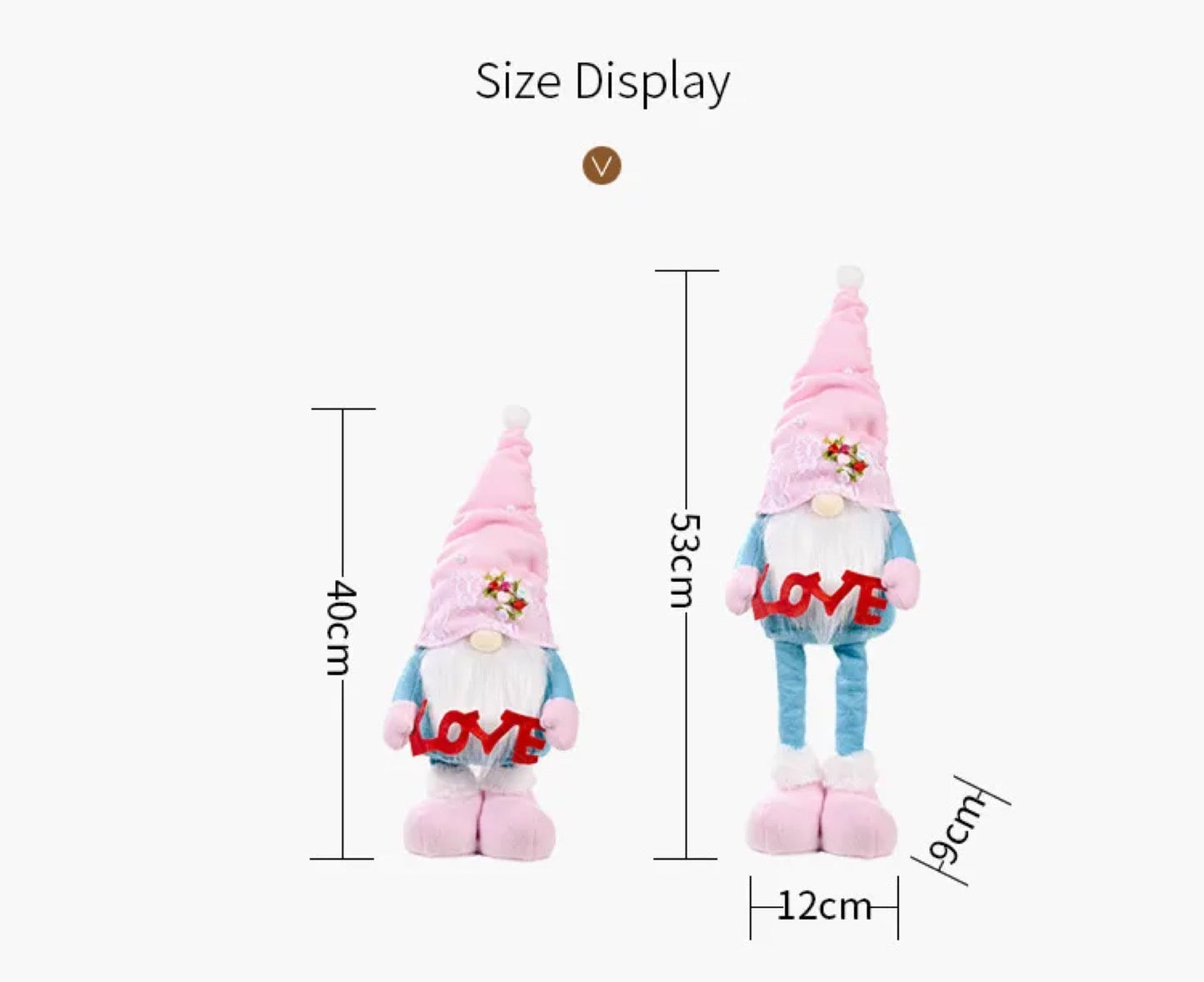 Telescopic Standing Gnome Decor - Valentine’s Day #1