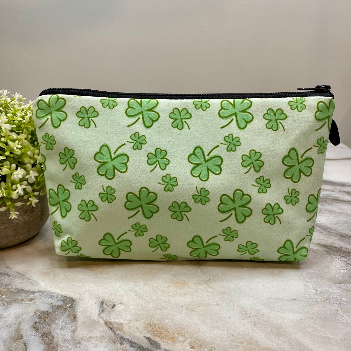 Pouch - St. Patrick’s Day - Shamrocks on Green