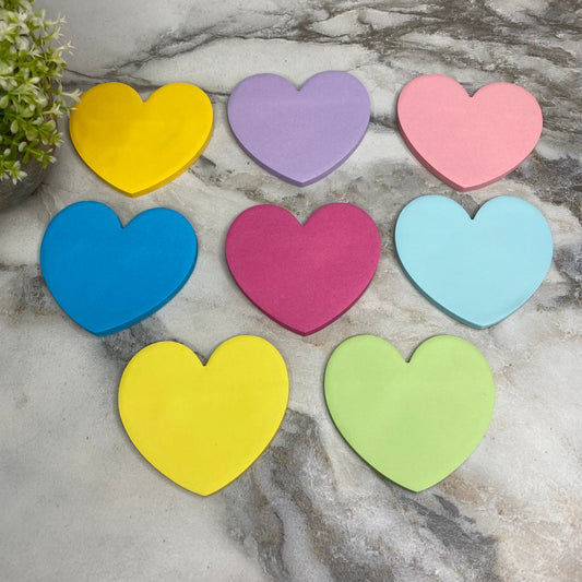 Sticky Note Pad - Hearts - Medium