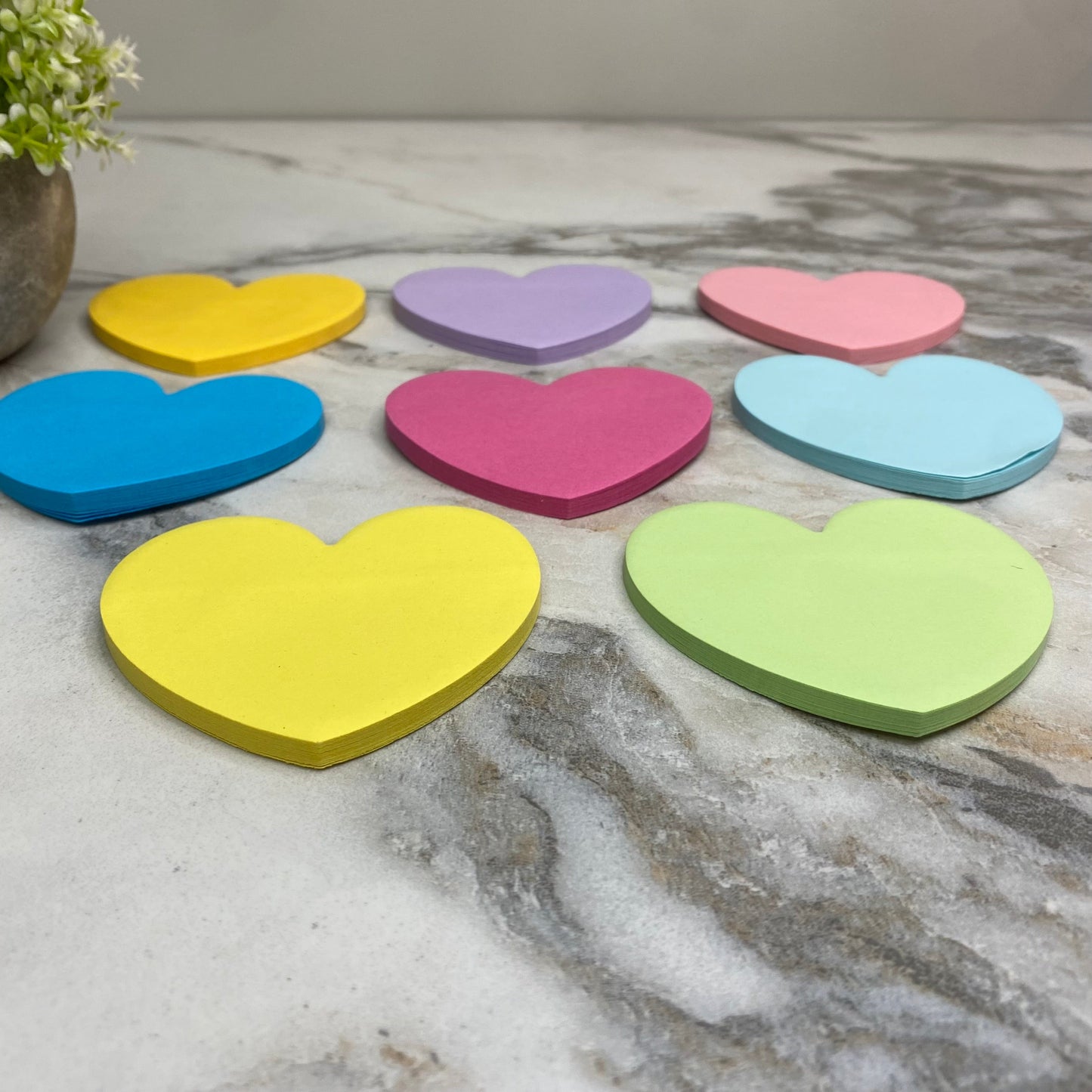 Sticky Note Pad - Hearts - Medium