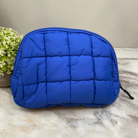 Puffer Belt Bag - Crossbody and Fanny - Blue