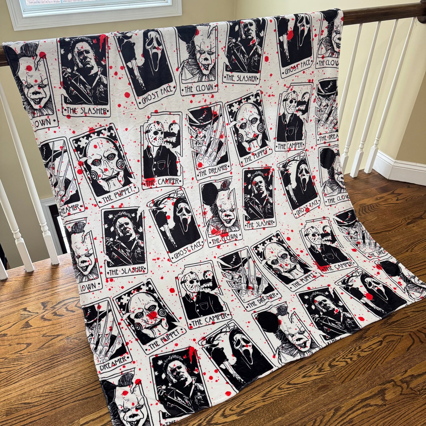 Blanket - Blood Splatter Tarot Card