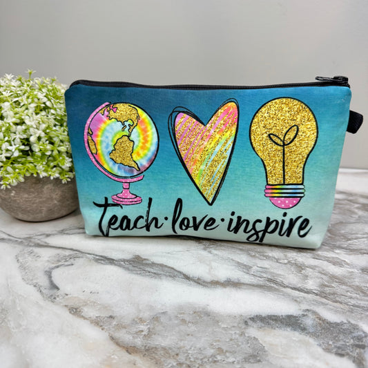 Pouch - Teach Love Inspire Lightbulb