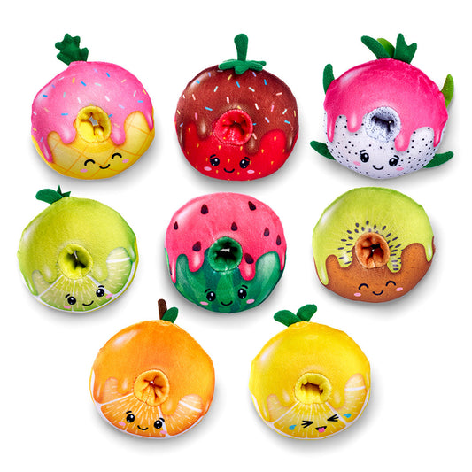 Plush Sugar Donut Toy - Fruit Edition