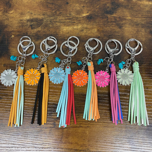 Keychain - Sunflower Tassel