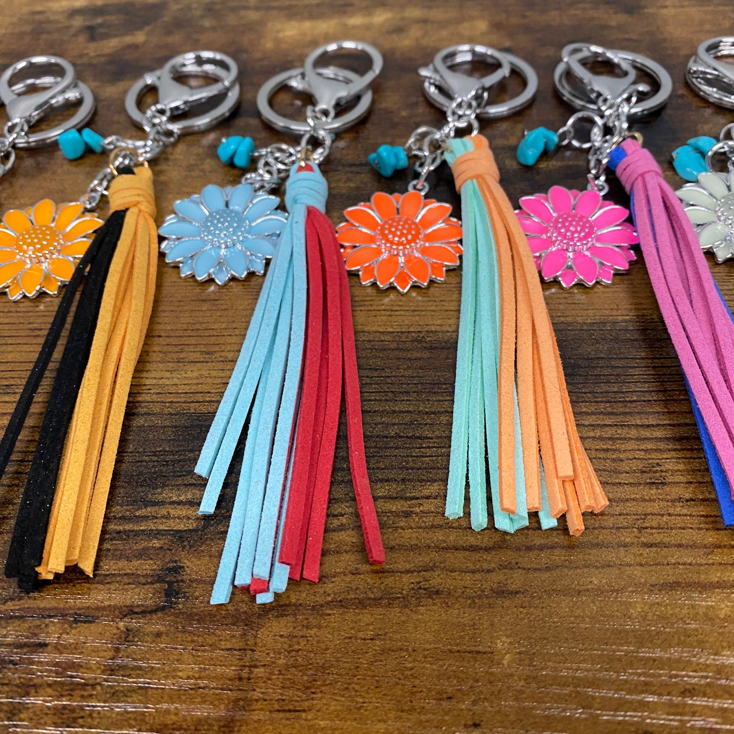 Keychain - Sunflower Tassel