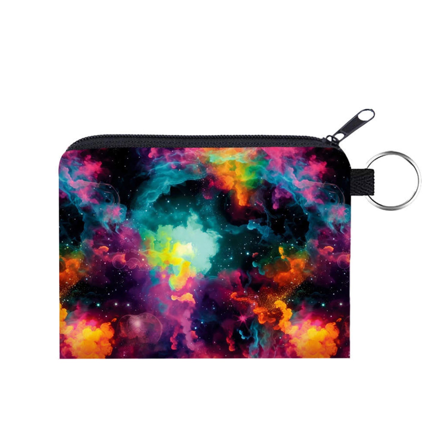 Mini Pouch - Galaxy Orange Pink Green