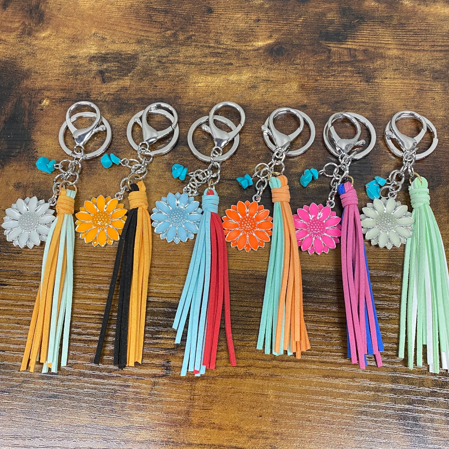 Keychain - Sunflower Tassel