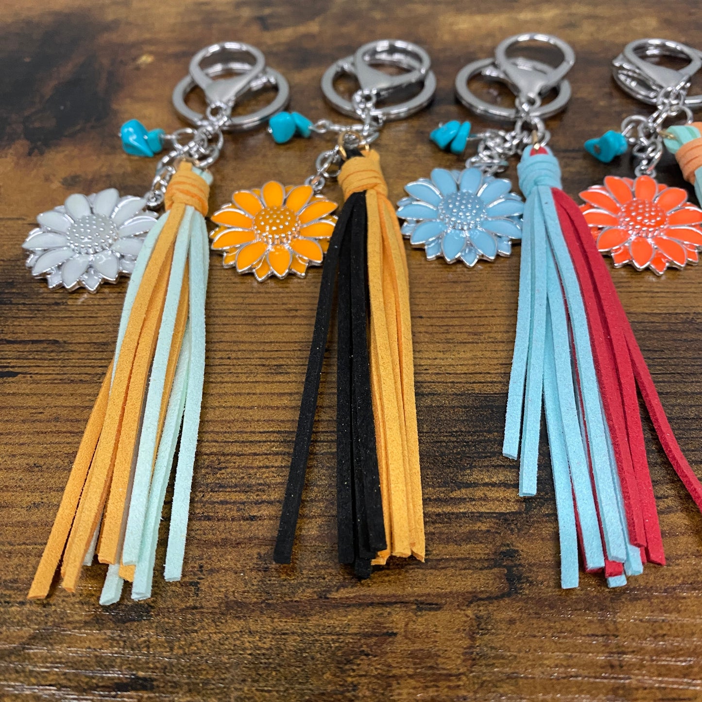 Keychain - Sunflower Tassel