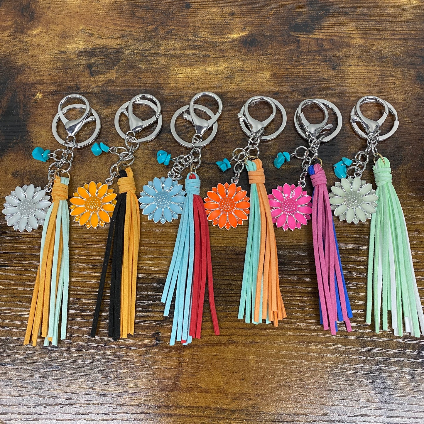 Keychain - Sunflower Tassel